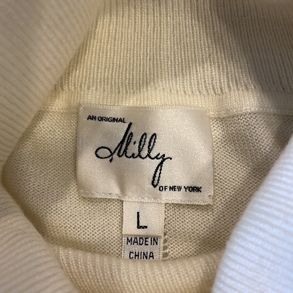 { Milly of New York } - Turtleneck Sweater - Picture 4 of 4